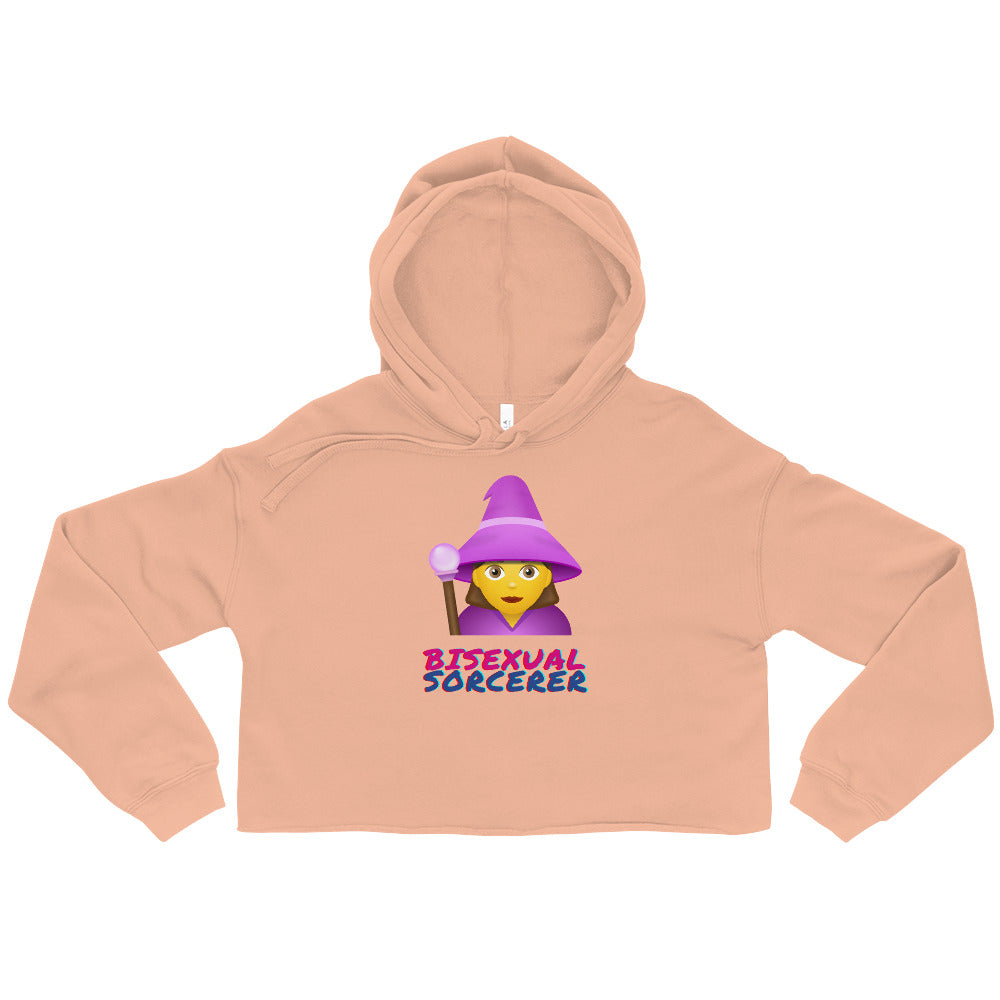  Bisexual Sorcerer Crop Hoodie by Queer In The World Originals sold by Queer In The World: The Shop - LGBT Merch Fashion