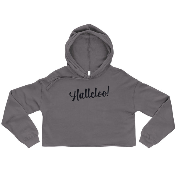 Storm Halleloo! Crop Hoodie by Queer In The World Originals sold by Queer In The World: The Shop - LGBT Merch Fashion