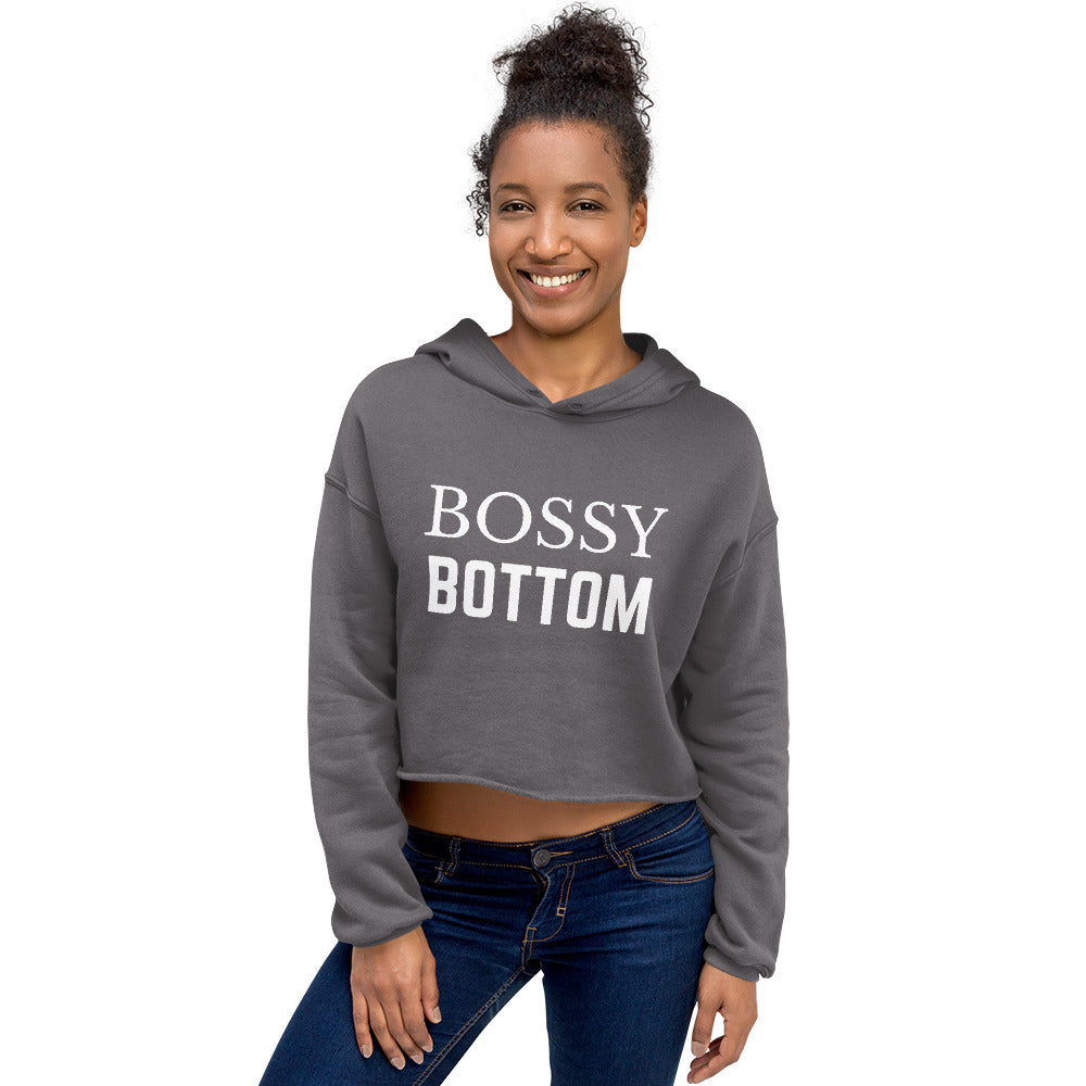 Storm Bossy Bottom Crop Hoodie by Queer In The World Originals sold by Queer In The World: The Shop - LGBT Merch Fashion