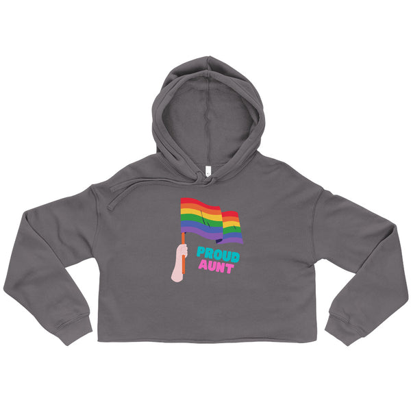 Storm Proud Aunt Crop Hoodie by Queer In The World Originals sold by Queer In The World: The Shop - LGBT Merch Fashion
