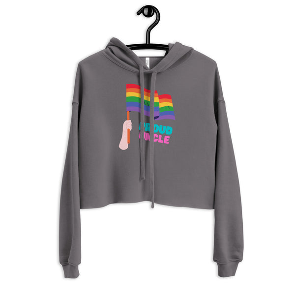 Storm Proud Uncle Crop Hoodie by Queer In The World Originals sold by Queer In The World: The Shop - LGBT Merch Fashion