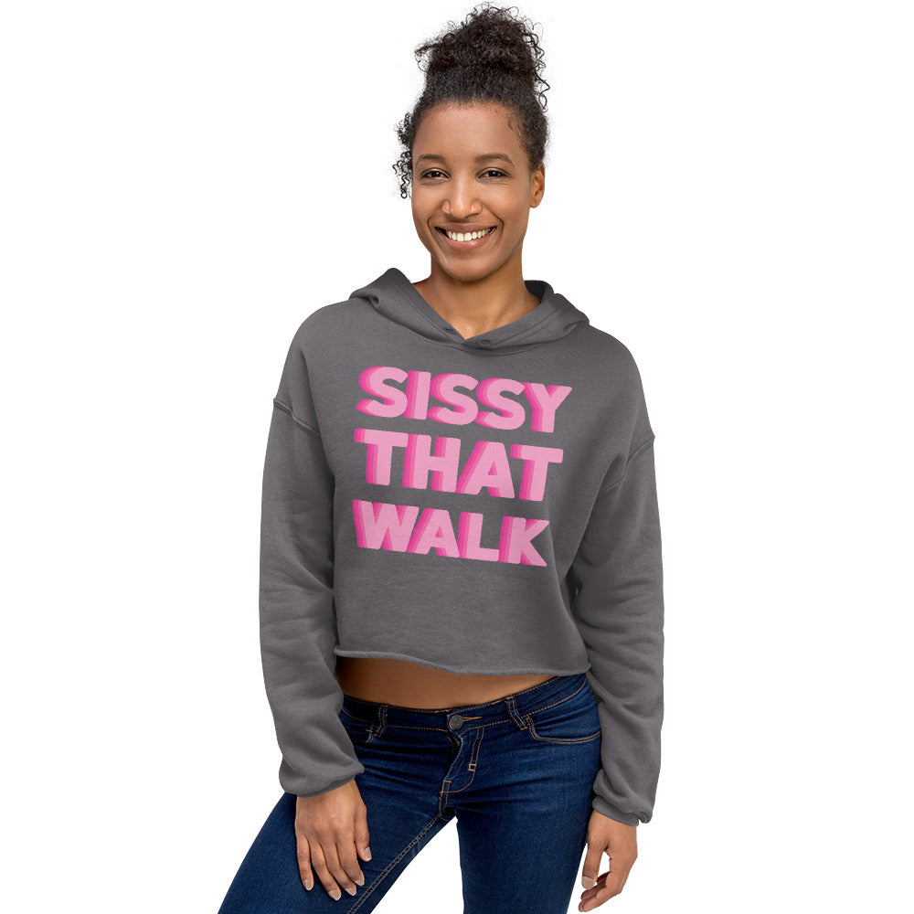 Storm Sissy That Walk Crop Hoodie by Queer In The World Originals sold by Queer In The World: The Shop - LGBT Merch Fashion