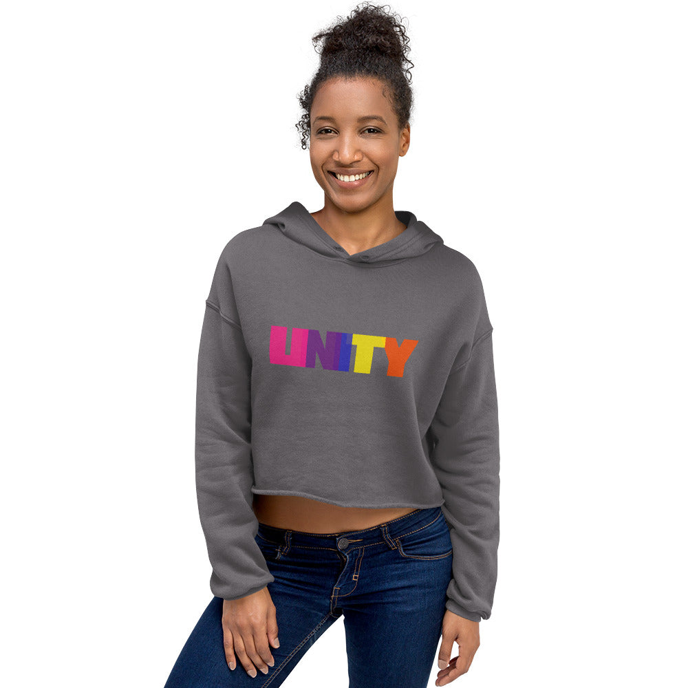 Storm Unity Crop Hoodie by Queer In The World Originals sold by Queer In The World: The Shop - LGBT Merch Fashion